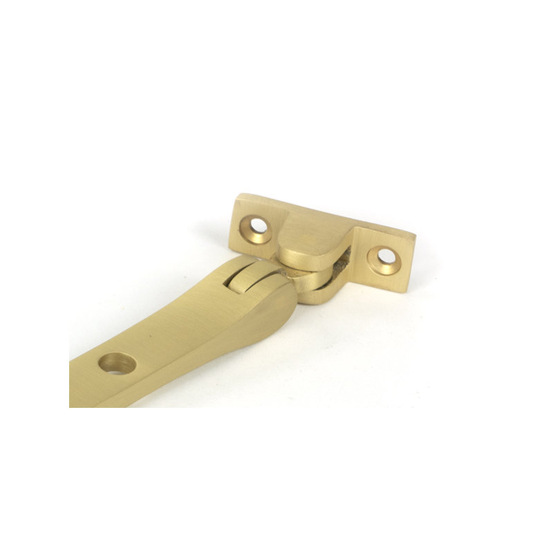 Brompton Satin Brass Stay, 29.2cm H x 1.6cm W x 0.6cm D