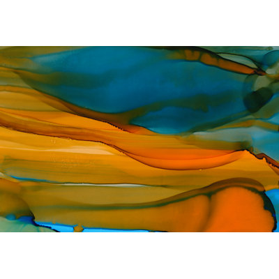 Atilus Mixed Colors Watercolor Texture by Asya_mix - Wrapped Canvas Painting