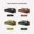 66.93"Green Modern Oil Wax Leather Sofa Bed-994405810