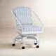 Raleigh Swivel Cotton Armchair