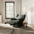 34" Wide Swivel Rocking Nursery Recliner Comfortable Upholstered Glider-99343866