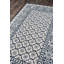 Tapis bleu / blanc en laine touffeté à la main Agathe-1574238248