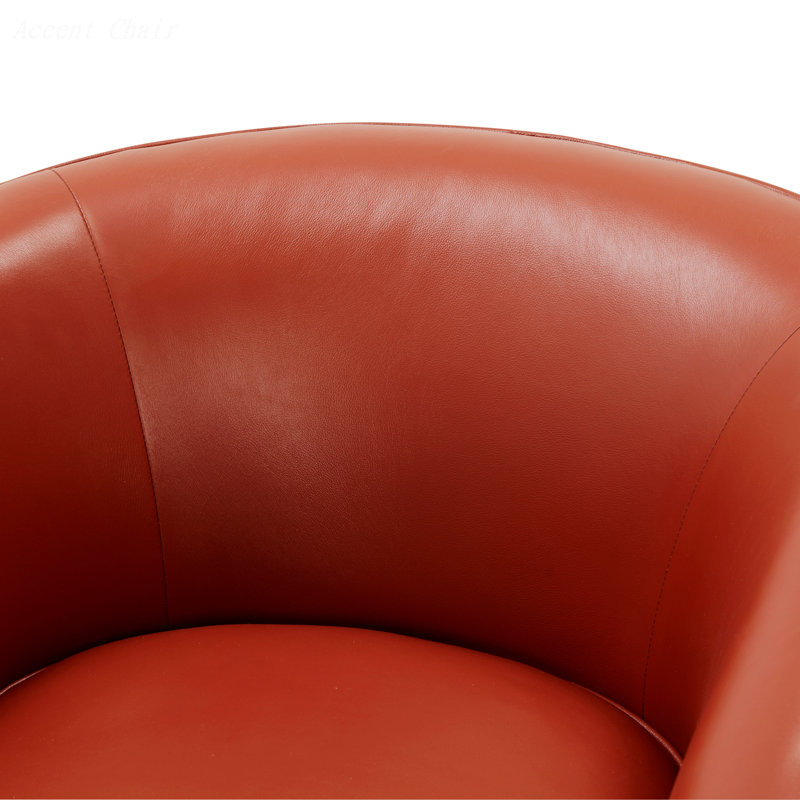 Chaise d'appoint simple, chaise pivotante à base de bois