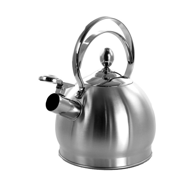 Brushed Silver 2.8L Stainless Steel Whistling Kettle
