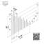 Ensemble de porte-bouteilles mural noir mat 63 bouteilles Indurial-1009947228-1030807262