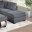 Ensemble de salon modulaire en forme de L avec repose-pieds 3 pièces Sincere-1250203668