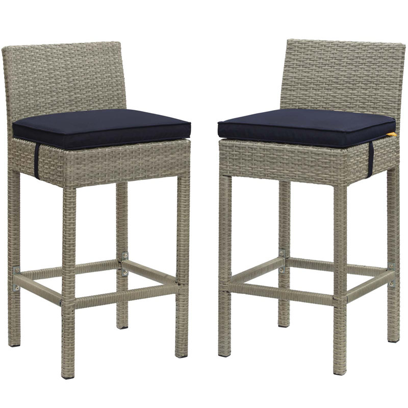 Tabouret de bar Conduit, Bleu marine