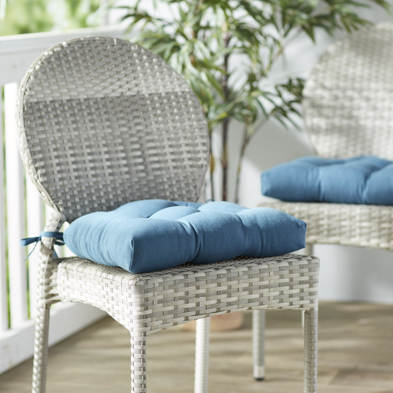 16-inch Indoor Dining Chair Cushion, Indigo