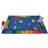 Milky Way Play Premium Tufted Blue/Red Area Rug-2075894223