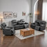 Ensemble de canapé de salon inclinable 3 pièces