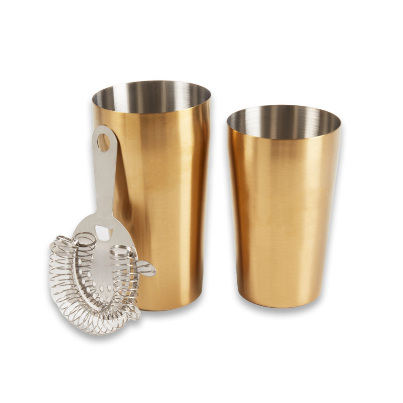 Shaker Apollo en métal avec crépine, Or