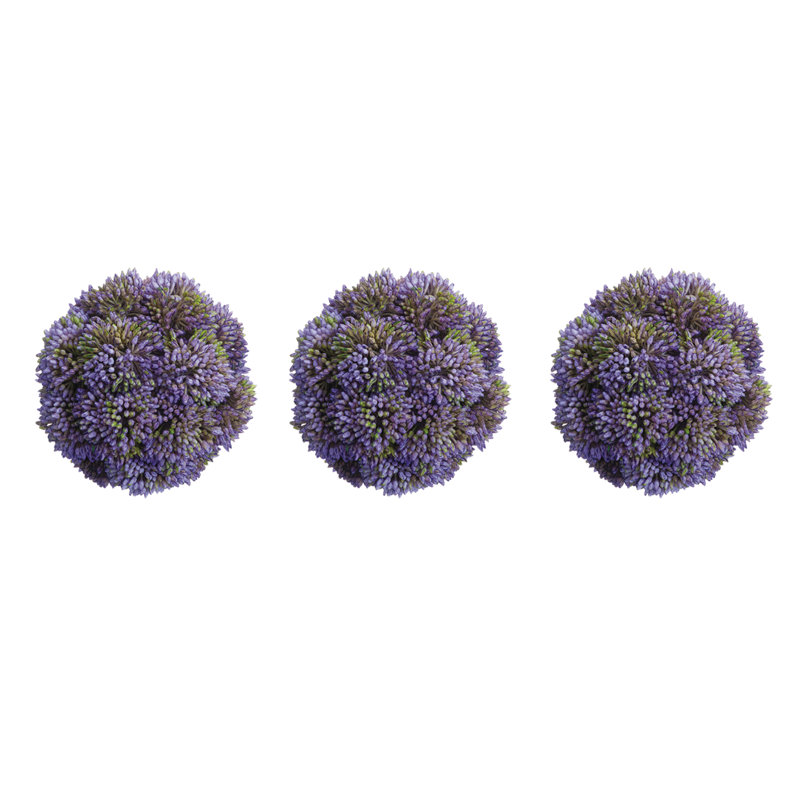 Boules de Sedum décoratives, Mauve
