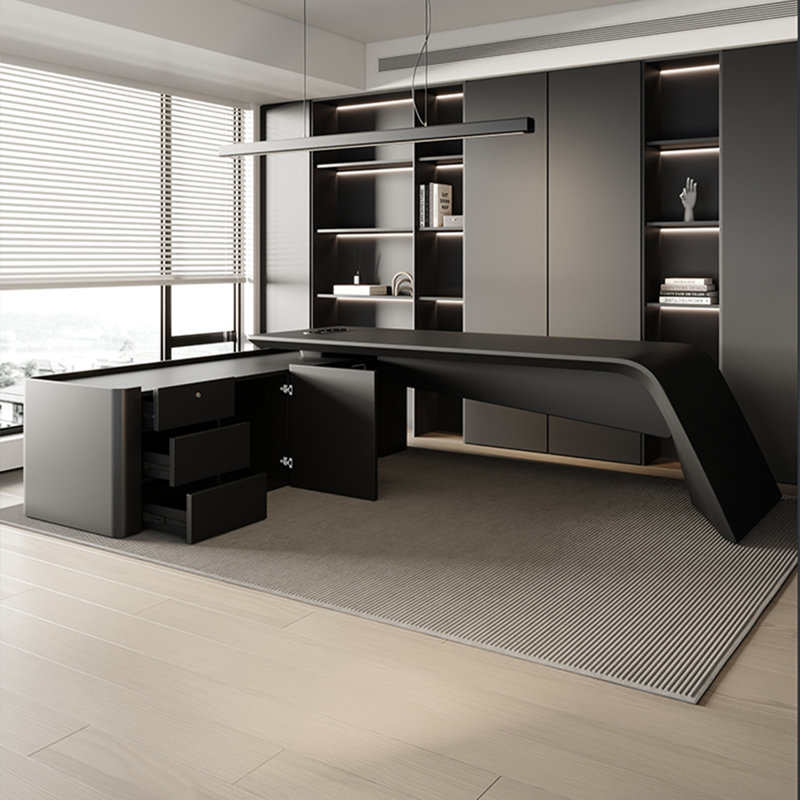 Bureau en L 70,87 po, H 29,53 po x l 70,87 po x P 62,99 po