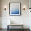 1-Light Wall Sconce With Clear Ribbed Glass
