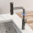 360 Pull - Down Kitchen Faucet In Gunmetal Stainless Steel, 4 Spray Settings For Scrubbing, Splash Technology, Ceramic Cartridge, All Accessories, 1.1 Inches Handle Height Steel Faucet, Options-246598577