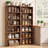 63'' H Rectangular Freestanding Adjustable and Anti-tip 6-Tier Bookcase-89479159-89479153