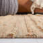 Tapis beige / orange tissé à plat à la main Hartzler-512334034