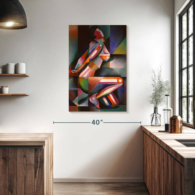 Leisha Roundism VI, 39" H x 26" W