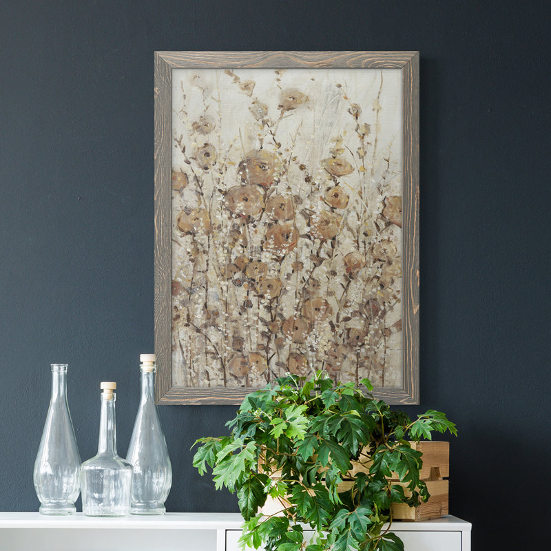 Toile encadrée de qualité supérieure Garden Edge II - prête à être accrochée, gris, H 20 po x l 17 po x P 1 po