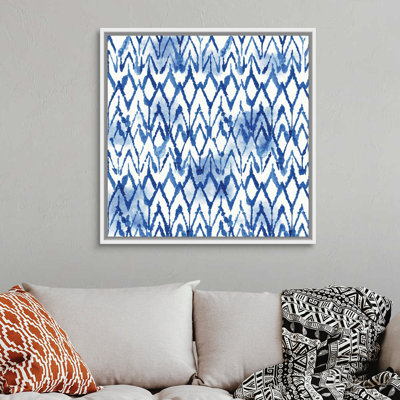 " Light Indigo Ornament " by Aimee Wilson Painting Print