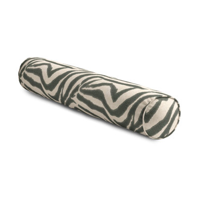 Abstract Feather Linen Reversible Throw Pillow