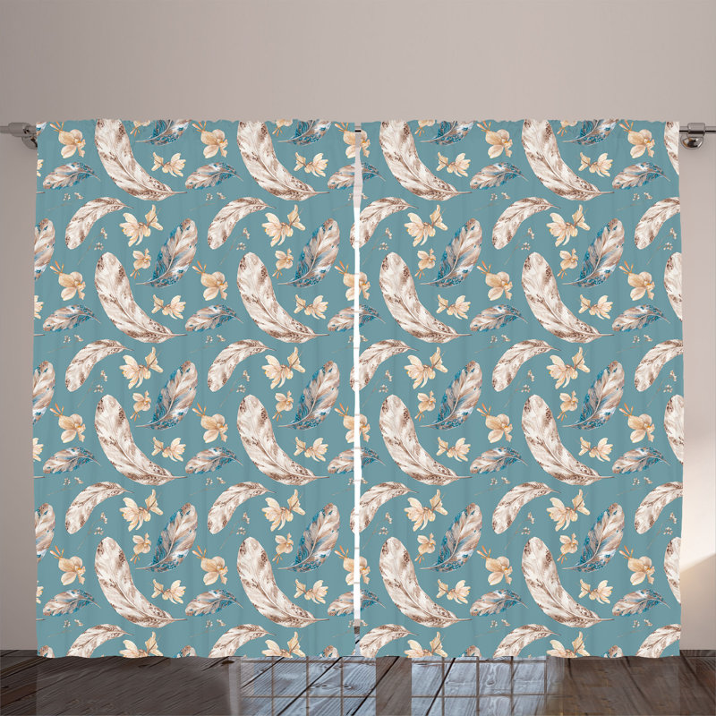 Semi Sheer Curtain Pair