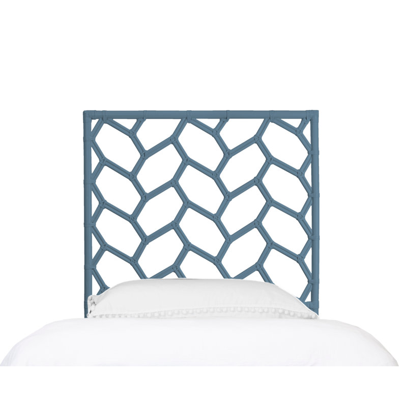 Tête de lit Silas, Simple extra long, Bleu régate