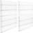 Sorbus 6-Tier Acrylic Nail Polish Wall Rack Display