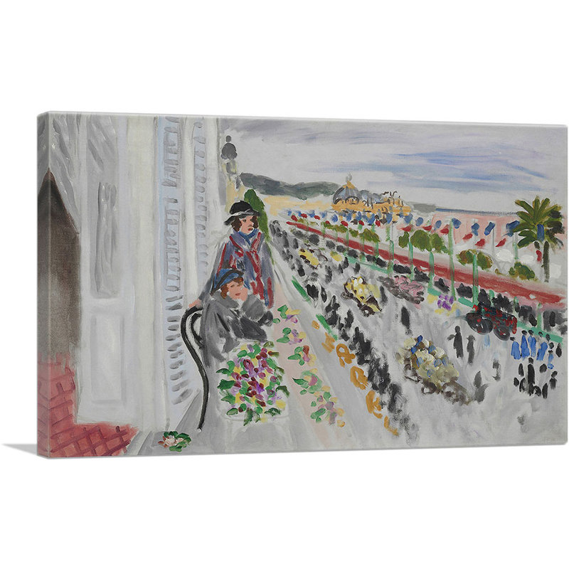 «Festival of Flowers 1922» par Henri Matisse, reproduction d'art sur toile tendue, H 18 po x l 26 po x P 1,5 po