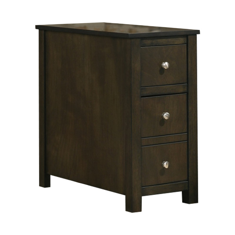 Estherville Solid Wood Top 3 - Drawer End Table