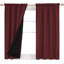Paire de rideaux 100% occultant avec passe-tringle Deconovo-75196904-75196910