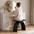 Solid Surface Shower Stool, Waterproof Stone Resin Bathroom Bench-1339394448
