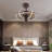 Latravion 3 - Blade Caged Ceiling Fan with Remote Control and Light Kit Included-1369672801-1369672802
