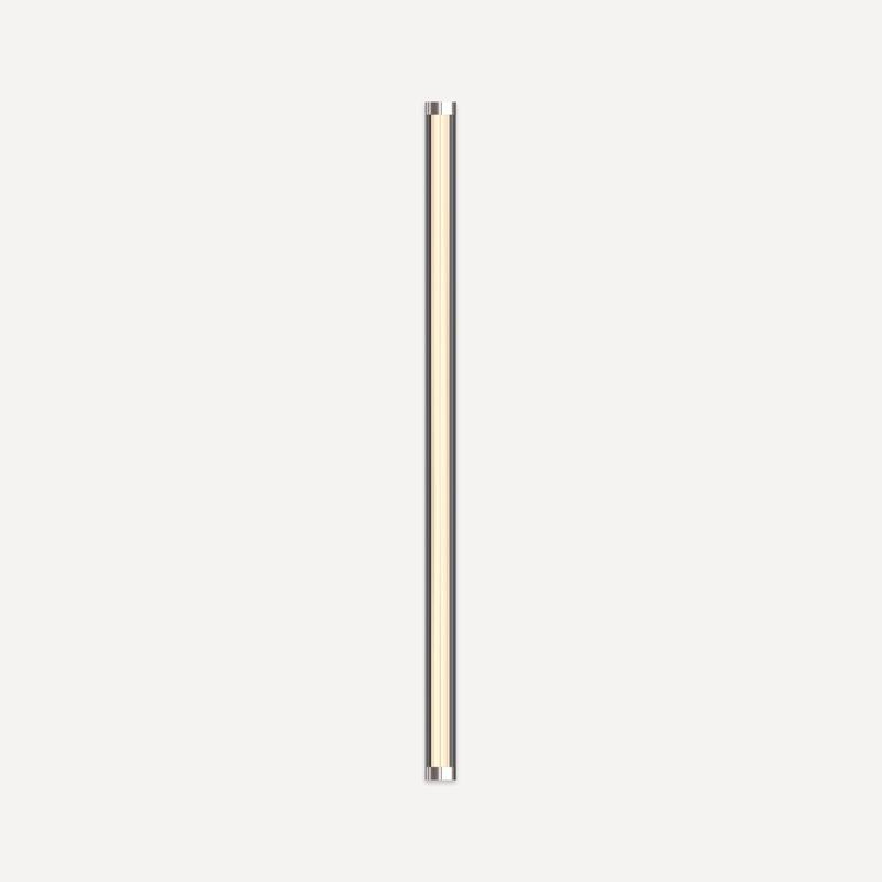 Dimmable LED Bath Bar Vanity Light with Dimmer, Polished Nickel, Fluted