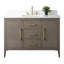 Meuble-lavabo simple 48 po avec plateau en marbre
