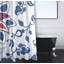 Rideau de douche simple à motif floral et motif cachemire Gordonsville-20282157
