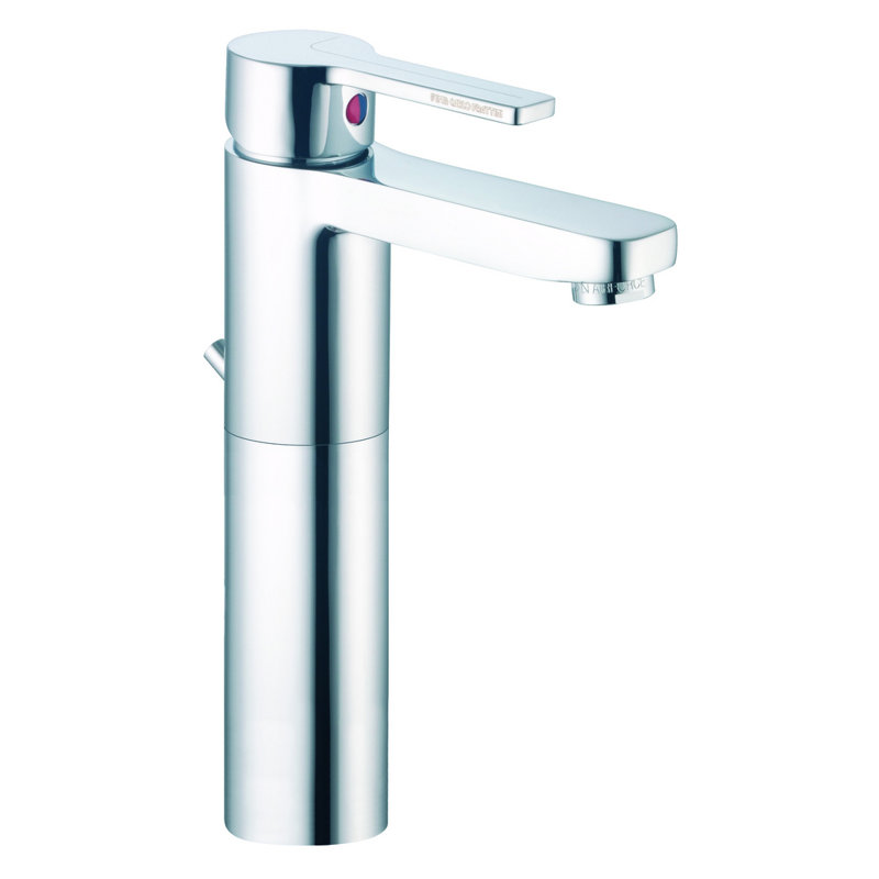 Robinet de lavabo de salle de bain à un trou Matrix, Nickel brossé