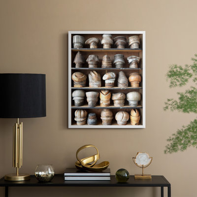 IgnatiussHatBlocksI Framed Print - Solid Wood