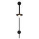 Allegra Single Light Glass Steel Dimmable Plug-in Swing Arm Sconce