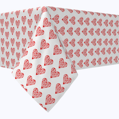 Square Geometric Cotton Twill Tablecloth