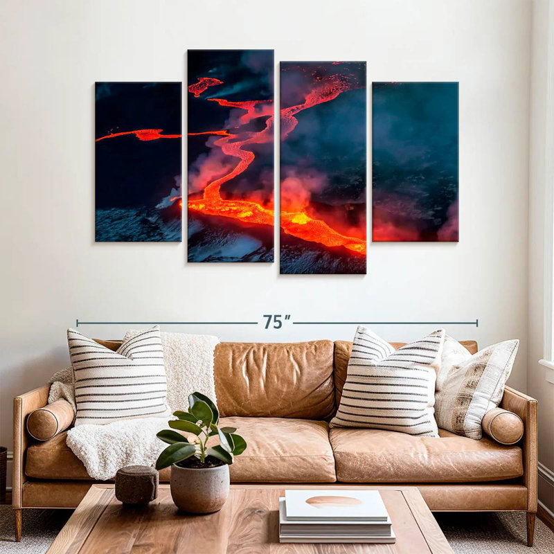 Alvord Holuhraun Lava Flow, 42" H x 68" W