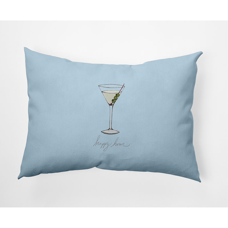 Housse de coussin Martini, Bleu pâle