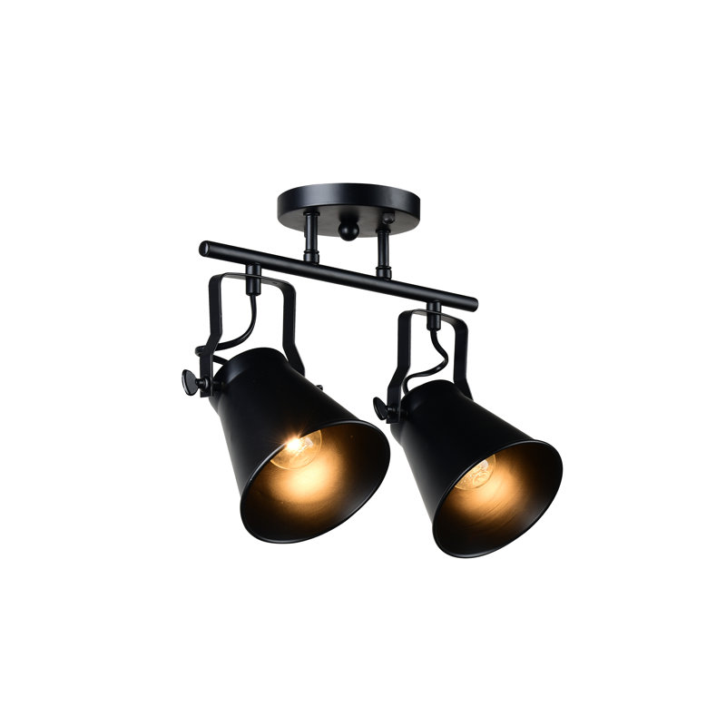 Luminaire suspendu conique pour îlot de cuisine, 2 lumières