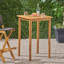 Table de bar d'extérieur carrée en bois d'acacia minimaliste-31202825