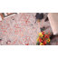 Tapis ikat gris clair / orange / ivoire Adelheide-1614068372