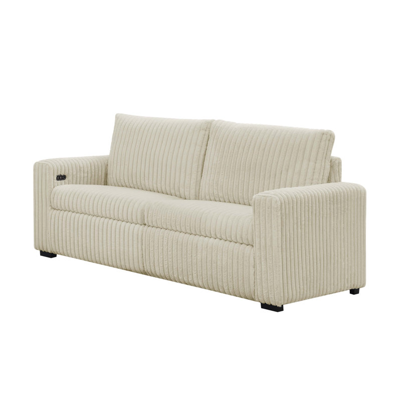 Rsongaf Power Recliner Loveseat, Beige