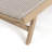 Neecy Outdoor Teak Wood Chaise Lounge-63791245