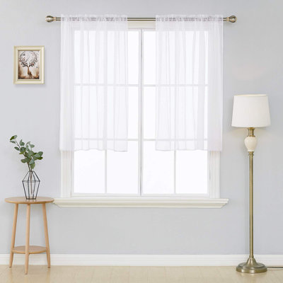 Sheer Curtain Panel Pair