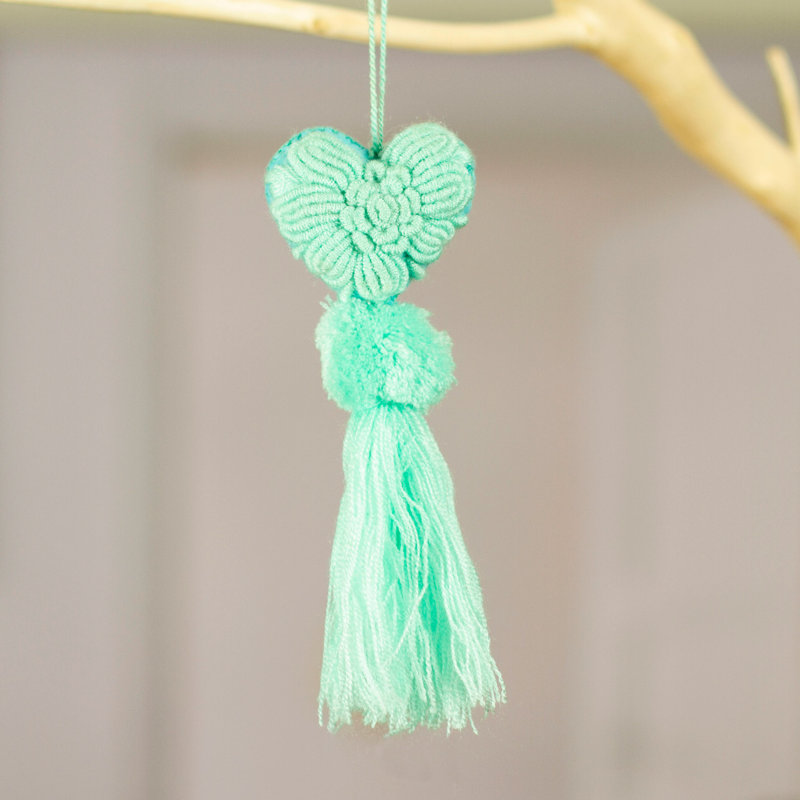 Petit cœur décoratif, Vert