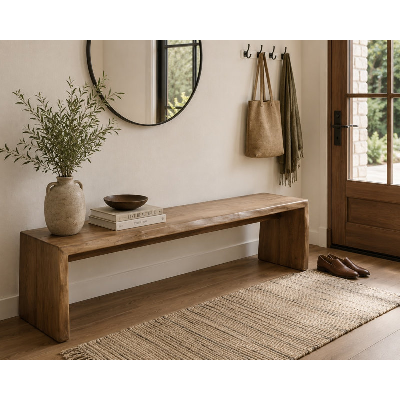 Solid Wood Dining Bench
